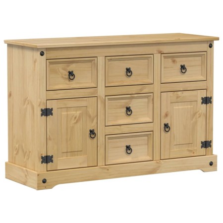 Credenza Corona 115x40x76 cm in Legno Massello di Pino