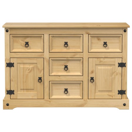 Credenza Corona 115x40x76 cm in Legno Massello di Pino