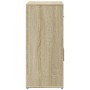 Credenze 2 pz Rovere Sonoma 60x31x70 cm in Legno Multistrato