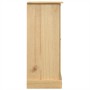 Cassettiera Corona 92x48x120 cm in Legno Massello di Pino
