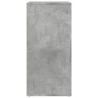 Credenze 2 pz Grigio Cemento 79x38x80 cm in Legno Multistrato