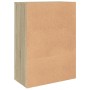 Credenze 2 pz Rovere Sonoma 60x31x84 cm in Legno Multistrato