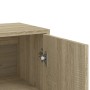 Credenze 2 pz Rovere Sonoma 60x31x84 cm in Legno Multistrato
