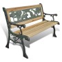 Panchina da Giardino per Bambini 84 cm in Legno