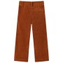 Pantaloni per Bambini in Velluto a Coste Cognac 92