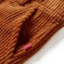 Pantaloni per Bambini in Velluto a Coste Cognac 92