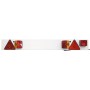 Luce Rimorchio Rosso 115x7x14 cm 12V Lampadina Classica