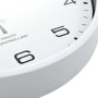 Orologio a Parete Radiocontrollato Movimento Quarzo 31cm Bianco