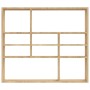 Scaffale a Parete Rovere Sonoma 90x16x78cm in Legno Multistrato