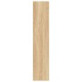 Scaffale a Parete Rovere Sonoma 90x16x78cm in Legno Multistrato