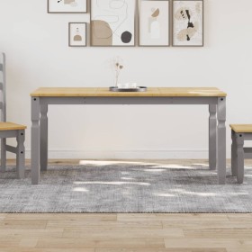 Tavolo da Pranzo Corona 160x80x75 cm in Legno Massello di Pino