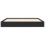 Giroletto Nero 140x200 cm in Legno Multistrato
