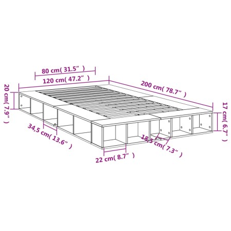 Giroletto Bianco 120x200 cm in Legno Multistrato