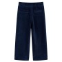 Pantaloni da Bambino in Velluto a Coste Blu Marino 128