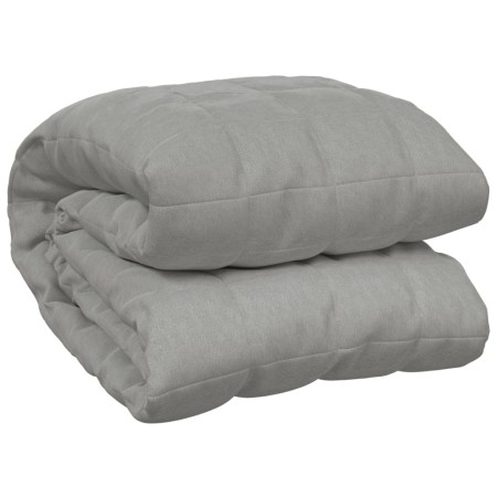 Coperta Ponderata Grigia 200x225 cm 9 kg Tessuto