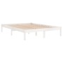 Giroletto Bianco in Legno Massello 180x200 cm Super King
