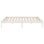 Giroletto Bianco in Legno Massello 180x200 cm Super King