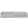 Giroletto Grigio Sonoma 140x200 cm in Legno Multistrato
