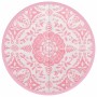 Tappeto da Esterno Rosa Ø160 cm in PP
