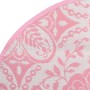 Tappeto da Esterno Rosa Ø160 cm in PP