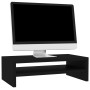 Supporto per Monitor Nero 42x24x13 cm in Legno Multistrato