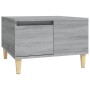 Tavolino Salotto Grigio Sonoma 55x55x36,5 cm Legno Multistrato