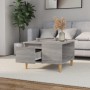 Tavolino Salotto Grigio Sonoma 55x55x36,5 cm Legno Multistrato