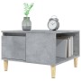 Tavolino Salotto Grigio Sonoma 55x55x36,5 cm Legno Multistrato