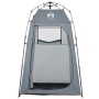 Tenda Privacy Grigio e Arancione a Rilascio Rapido Impermeabile