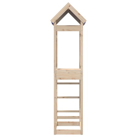 Torre da Gioco 85x52,5x239 cm in Legno Massello di Pino