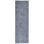 Tappeto Shaggy PAMPLONA a Pelo Lungo Moderno Blu 80x250 cm