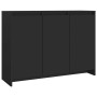 Credenza Nera 102x33x75 cm in Truciolato