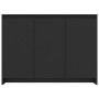 Credenza Nera 102x33x75 cm in Truciolato