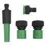 Set Tubo da Giardino con Raccordi Verde 0,5" 30 m in PVC