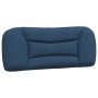 Letto con Materasso Blu 100x200 cm in Tessuto