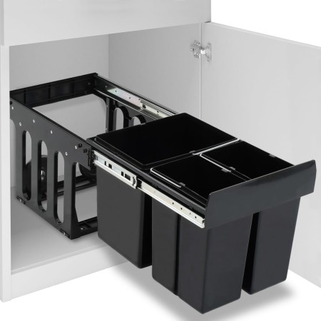 Cestino Estraibile per Mobile Cucina Chiusura Ammortizzata 48 L