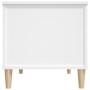 Tavolino da Salotto Bianco 90x44,5x45 cm in Legno Multistrato