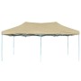 Tenda Pieghevole Pop-Up 3x6 m Bianco Crema