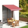 Tessuto di Ricambio per Tenda da Sole Rosso Borgogna 3x2,5 m