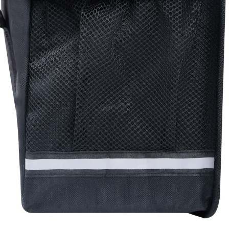 Borsa Doppia Bicicletta Impermeabile per Portapacchi 35 L Nero