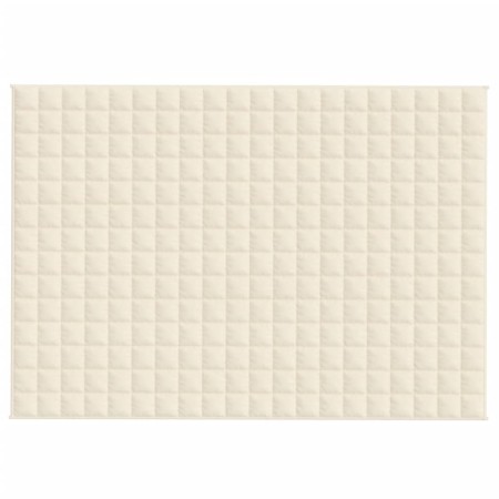 Coperta Ponderata Crema Chiaro 140x200 cm 10 kg Tessuto