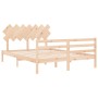 Giroletto con Testiera 140x200 cm in Legno Massello