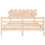Giroletto con Testiera 140x200 cm in Legno Massello
