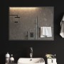 Specchio da Bagno con Luci LED 80x60 cm