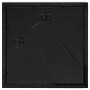 Set di Cornici Fotografiche 3D 5pz Nero 23x23cm Foto 13x13cm