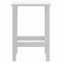 Tavolo da Giardino Adirondack Bianco 38x38x46 cm HDPE