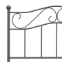 Giroletto Grigio in Metallo 90x200 cm