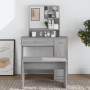 Toeletta con Specchio Grigio Sonoma 86,5x35x136 cm