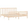 Giroletto con Testiera 200x200 cm in Legno Massello