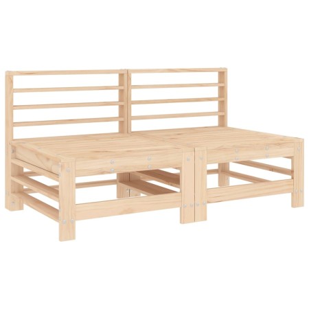 Set Salotto da Giardino 6 pz in Legno Massello di Pino